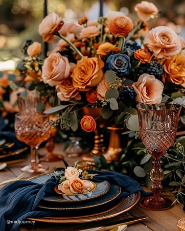 إليكِ الألوان الأكثر شيوعاً في حفلات الزفاف بموسم الخريف